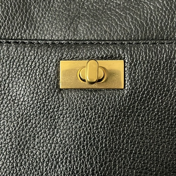 Black leather vintage J Crew purse - Picture 5 of 5